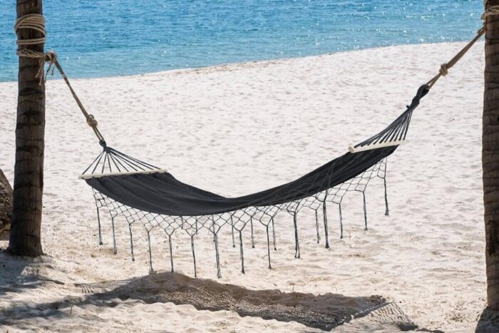 6191421506_w640_h640_6191421506 Підвісний гамак з бахромою 280x100 см Focus Garden HAWAII 005797 Dark Grey - Зображення 6