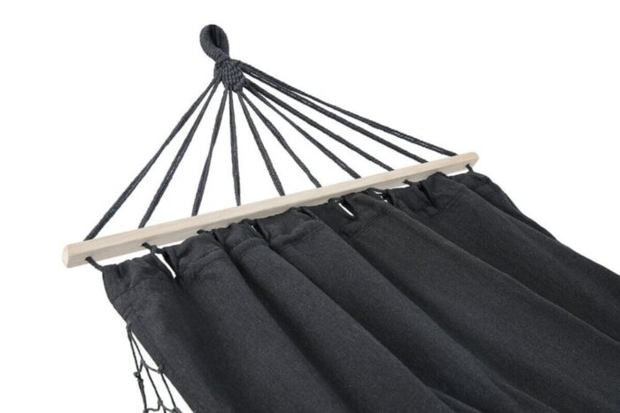 6191421511_w640_h640_6191421511 Підвісний гамак з бахромою 280x100 см Focus Garden HAWAII 005797 Dark Grey - Зображення 4