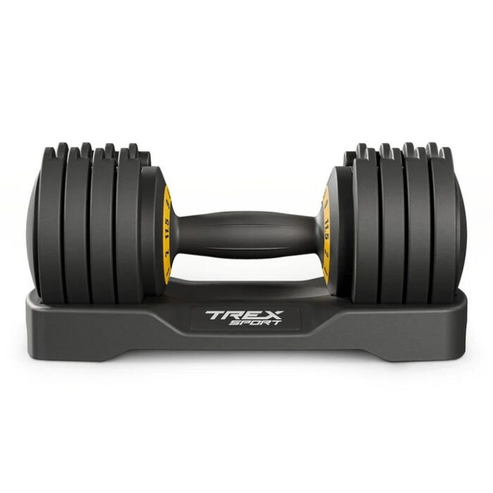 Регульовані гантелі Trex Sport TX-012AB 1x 12 кг з покриттям/гумою - Зображення 2