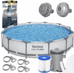 Каркасний басейн Bestway 56416 366 x 76 см + фільтр-насос