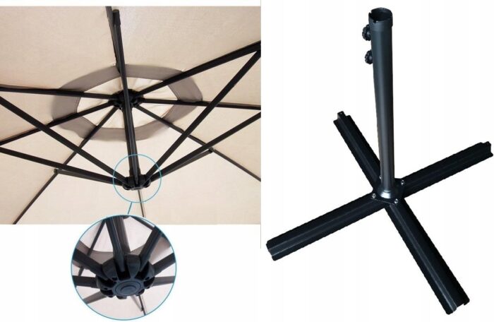 743c74de-cf5e-4eb0-a2dd-d4ff9b854e28_i-ekspand-parasol-ogrodowy-duzy-skladany-wysiegnik-z-falbana-350cm-8-segmentow Парасоля Ekspand з підлокітником сіра 350 x 250 см - Зображення 2