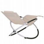 Шезлонг бежевий алюмінієвий Nuforma 04K KJL01AOBE - Зображення 4