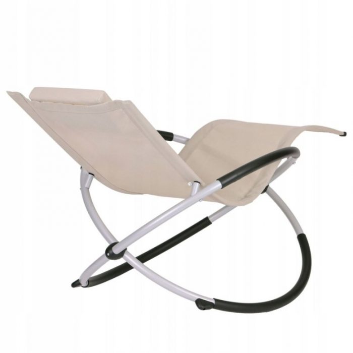 Lezak-ogrodowy-bezowy-GANDIA_5B5749805D_780 Шезлонг бежевий алюмінієвий Nuforma 04K KJL01AOBE - Зображення 4