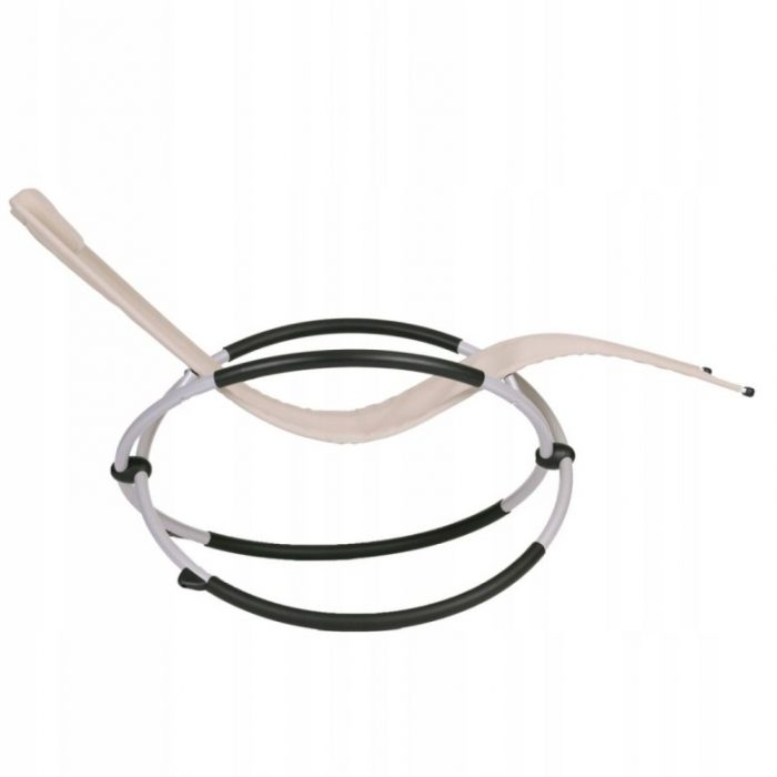 Lezak-ogrodowy-bezowy-GANDIA_5B5749815D_780 Шезлонг бежевий алюмінієвий Nuforma 04K KJL01AOBE - Зображення 5