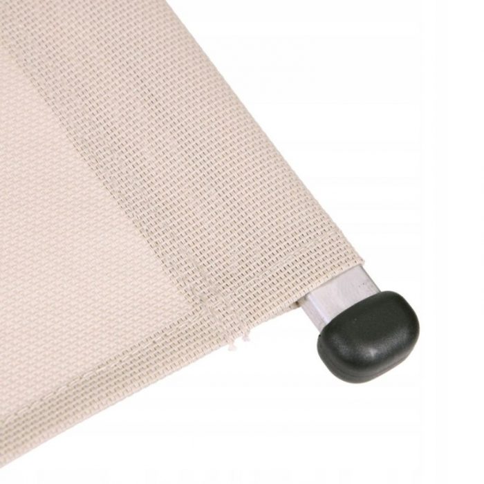 Lezak-ogrodowy-bezowy-GANDIA_5B5749835D_780 Шезлонг бежевий алюмінієвий Nuforma 04K KJL01AOBE - Зображення 7