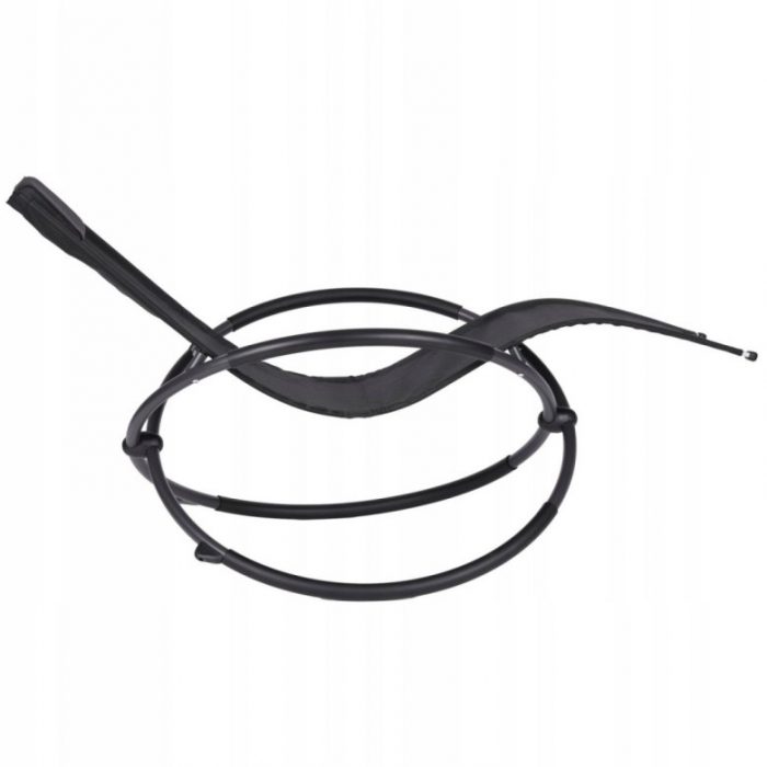 Lezak-ogrodowy-czarny-GANDIA_5B5749615D_780 Шезлонг чорний алюмінієвий Nuforma 04K KJL01AOC - Зображення 6