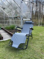 Розкладний пляжний лежак ADGO ADG.I-H253 сірий - Зображення 6