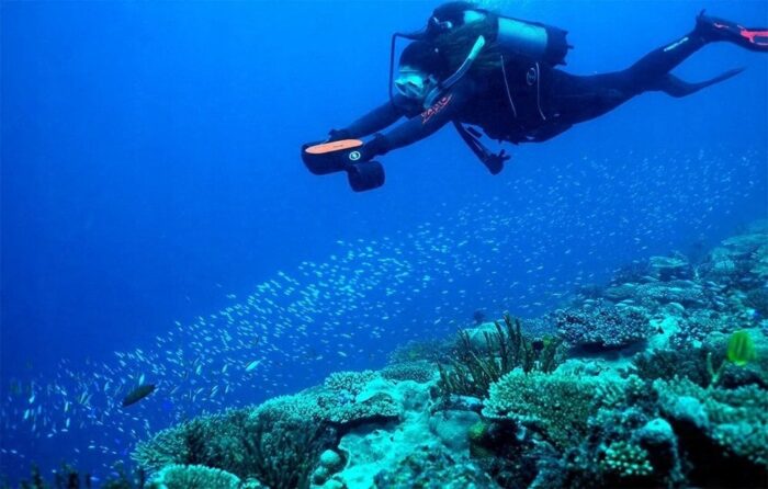 Підводний скутер електричний Geneinno S2-Помаранчевий DPV - Зображення 8