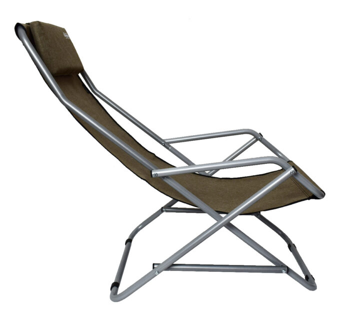 Крісло-шезлонг Novator SH-7 Brown для риболовлі кемпінгу і туризму - Зображення 2