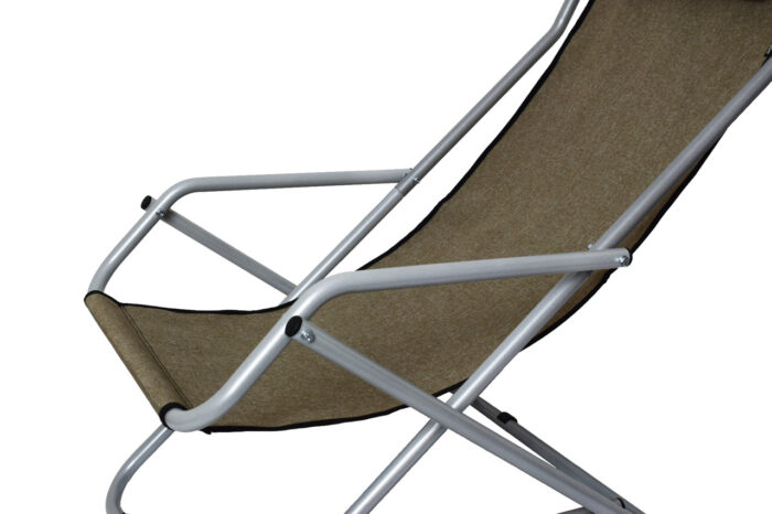 Крісло-шезлонг Novator SH-7 Brown для риболовлі кемпінгу і туризму - Зображення 8