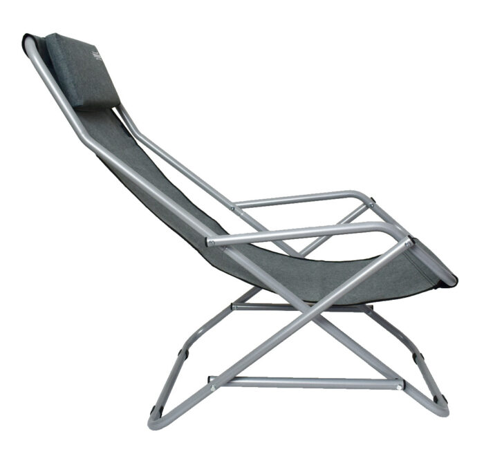 Крісло-шезлонг Novator SH-7 Grey для риболовлі кемпінгу і туризму - Зображення 9