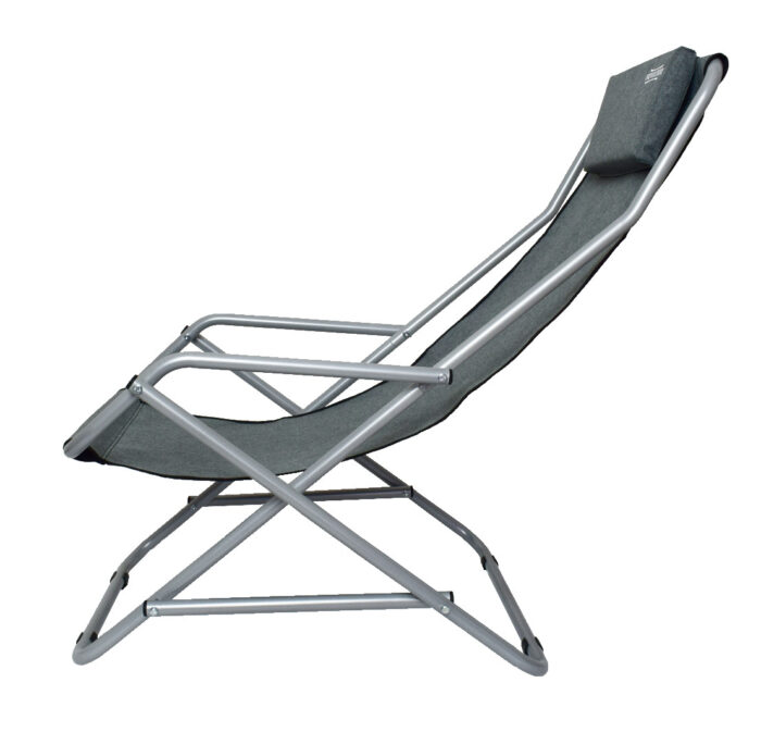 Крісло-шезлонг Novator SH-7 Grey для риболовлі кемпінгу і туризму - Зображення 2