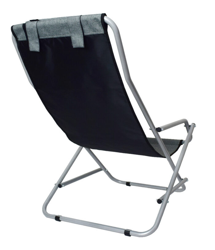 Крісло-шезлонг Novator SH-7 Grey для риболовлі кемпінгу і туризму - Зображення 6
