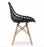 Ажурний Стілець Modern OSLO DSW чорне для кухні-їдальні . 3558 - Зображення 4