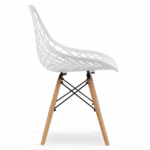 Ажурне крісло MODERN OSLO DSW Біле 3559 - Зображення 4