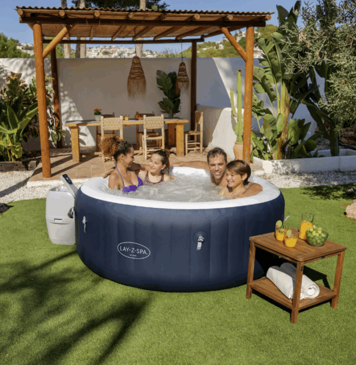 6660491407_w640_h640_6660491407 Гідромасажний басейн Bestway 6001C LAY-Z-SPA Miami 180x66 см - Зображення 4