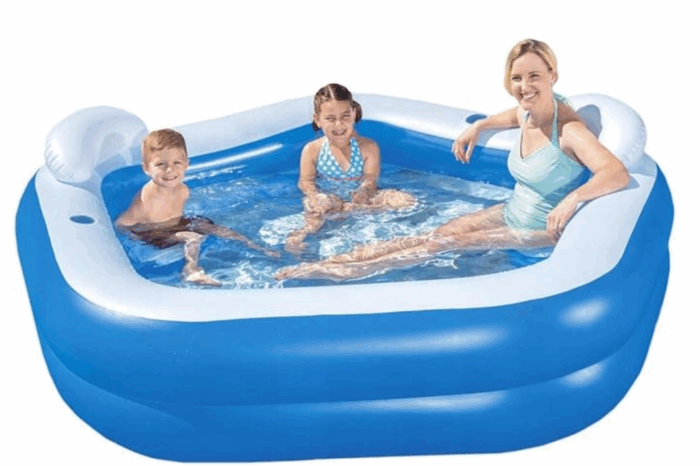 6754295308_w640_h640_6754295308 Надувний басейн Creative Kids 47612 213x206x60 см - Зображення 1