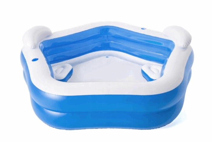 6754295386_w640_h640_6754295386 Надувний басейн Creative Kids 47612 213x206x60 см - Зображення 2