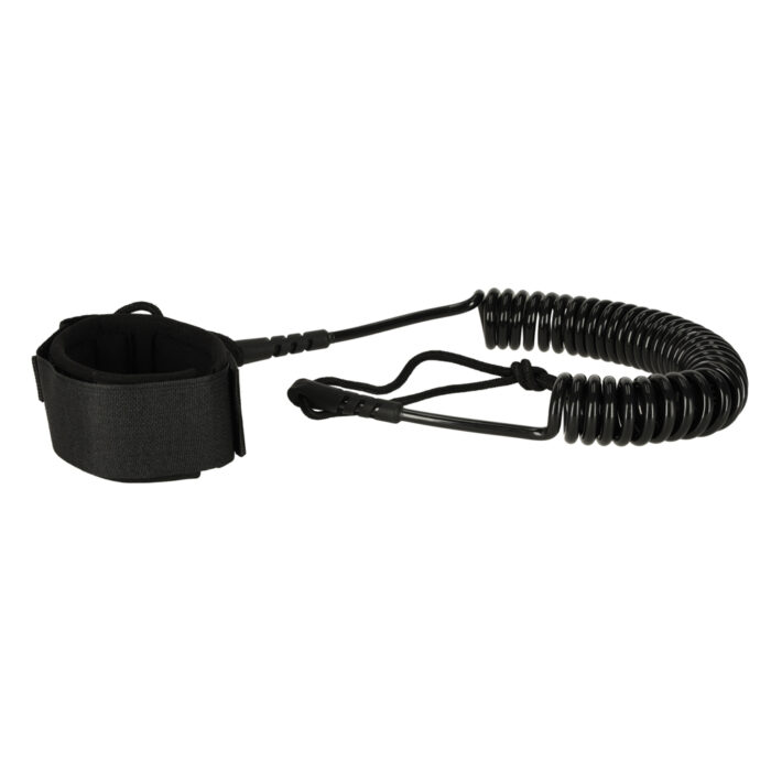 SUP-board-safety-leash-elastic-ankle-cable-3m-165443 Повідець безпеки для SUP-дошки KX3163 - Зображення 1