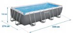 Басейн каркасний прямокутний 17в1 Bestway 56465, 549 x 274 x 122 см - Зображення 2