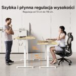Геймерський стіл SENSE7 Nojo LIGHT 140 см x 70 см ( Black , pine) - Зображення 3