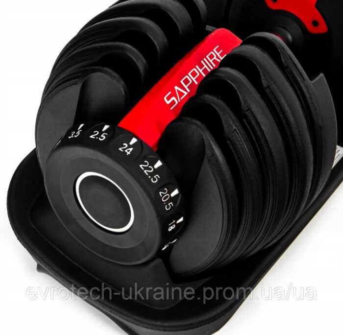 Регульована гантель Sapphire SG-3030_24KG 1 х 24 кг - Зображення 4