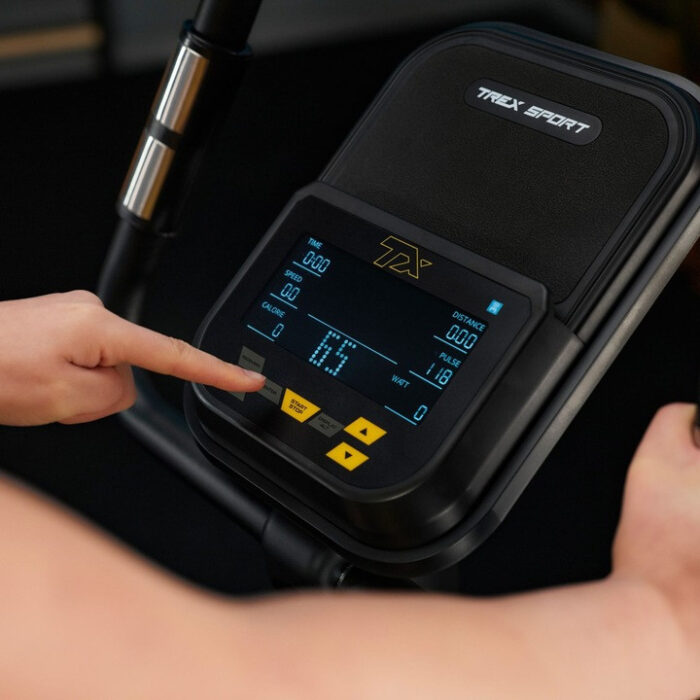 Велотренажер з електромагнітним механізмом Trex Spor SABER TX-750EB чорного кольору - Зображення 2