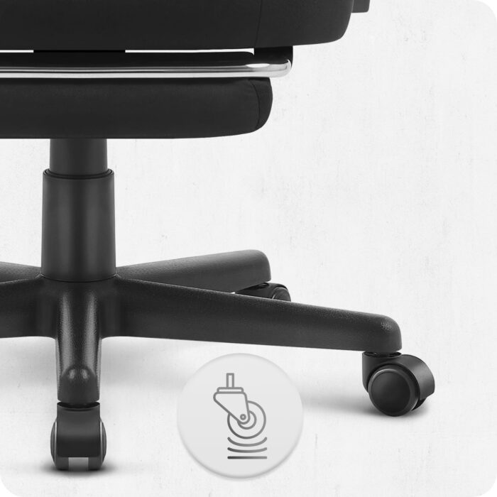 Ігрове крісло Cabro C502 світлодіодне чорне-тканина - Зображення 9