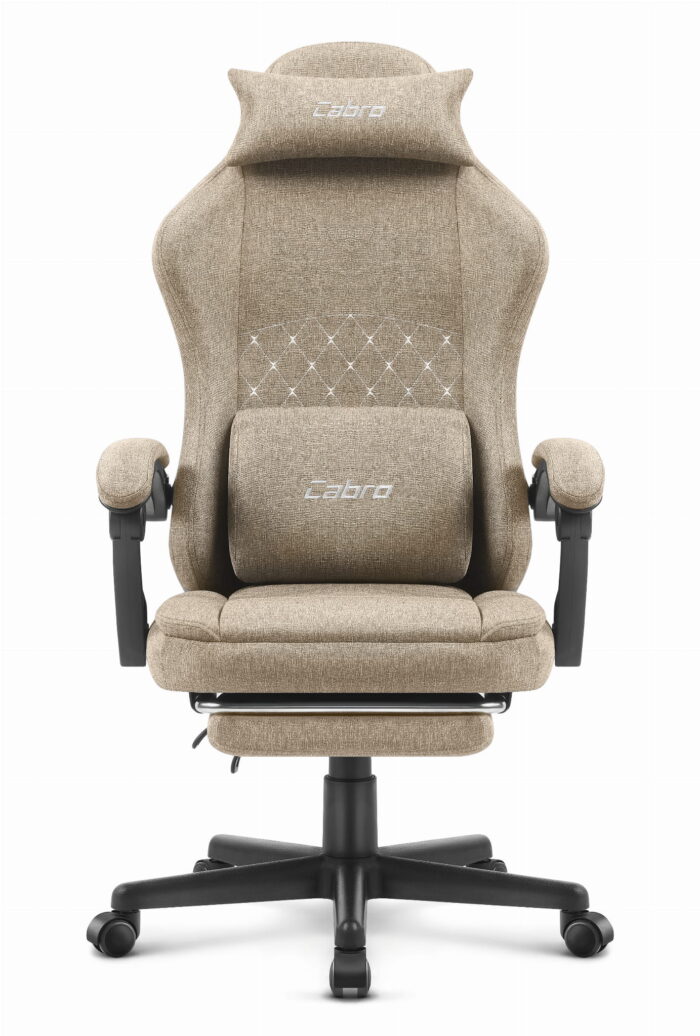 Ігрове крісло Cabro C503 бежеве-тканина - Зображення 2