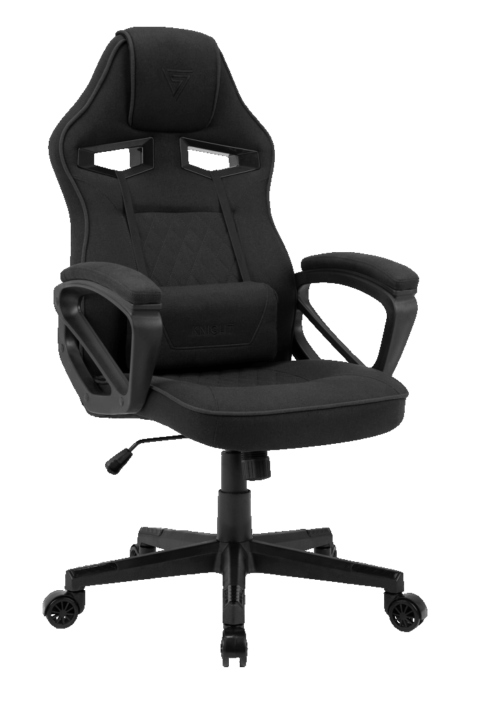 Ігрове крісло Sense7 Knight, чорна тканина - Зображення 2