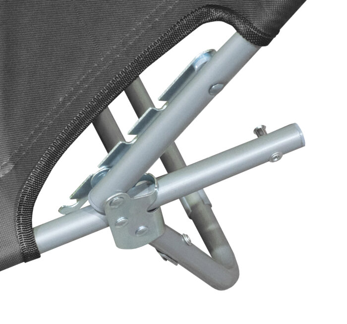 Сірий сталевий шезлонг Linder Exclusiv GM4000DG - Зображення 4