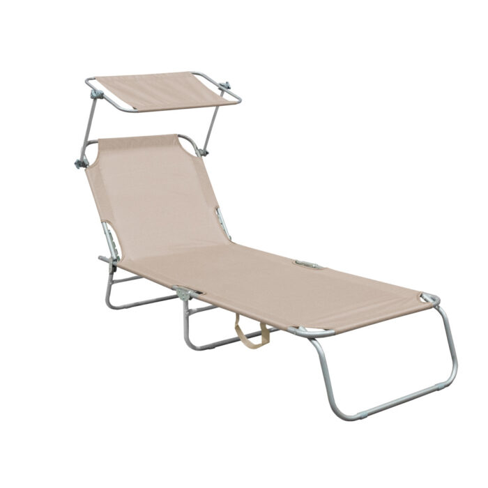 pk16188-k16188-aga-zahradni-polohovaci-lehatko-se-striskou-bezove-1_-1_-1_2226894-1000x1000-1 Бежевий сталевий шезлонг Linder Exclusiv GM4000BG - Зображення 1