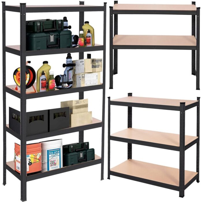 Стелаж металевий SPRINGOS HA5261 5 полиць 150x75x30 см - Зображення 8