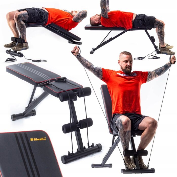 Регульована складна лава для тренувань з нахилом RIWALL PRO HOME RT-01 - Зображення 9