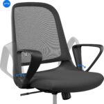 Офісний стілець SENSE7 Sopty чорного кольору - Зображення 6
