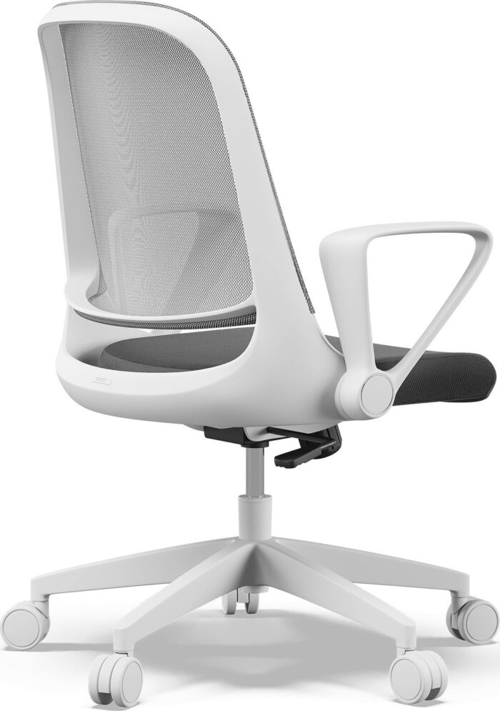 Офісний стілець SENSE7 Sopty біло-сірого кольору - Зображення 8