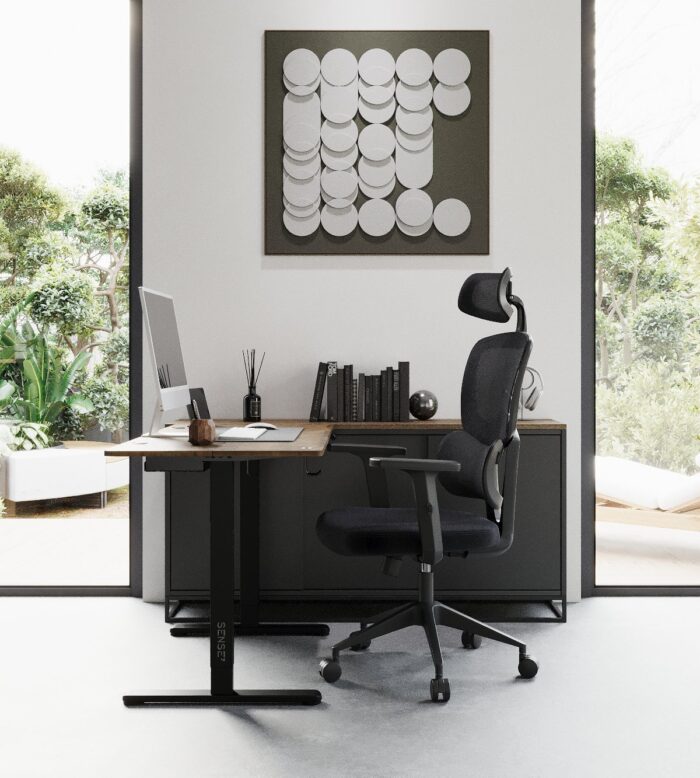 Офісне крісло SENSE7 Veno чорного кольору - Зображення 3