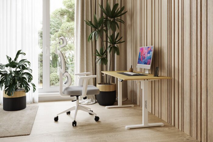 Офісне крісло SENSE7 Veno білого кольору - Зображення 2