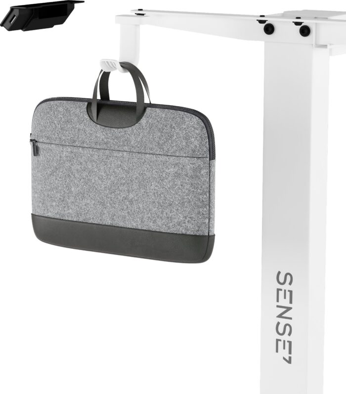Регульована основа SENSE7 Desk, білого кольору (без стільниці) - Зображення 6