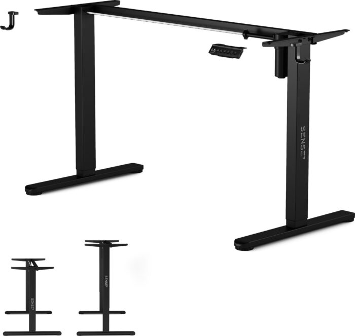 Регульована основа SENSE7 Desk, чорного кольору (без стільниці) - Зображення 2