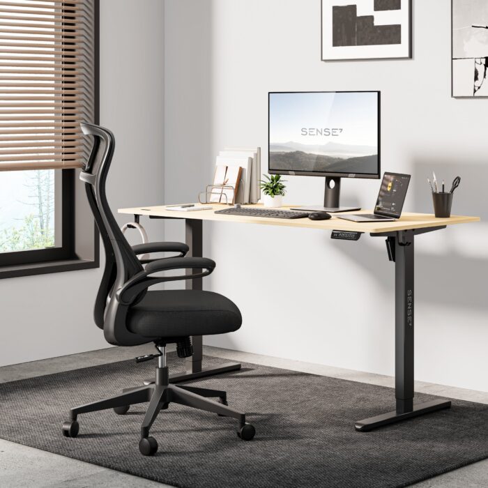 Офісний стілець SENSE7 Revo чорного кольору - Зображення 2