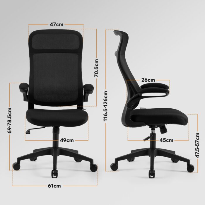 Офісний стілець SENSE7 Revo чорного кольору - Зображення 3