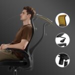 Офісний стілець SENSE7 Revo чорного кольору - Зображення 5