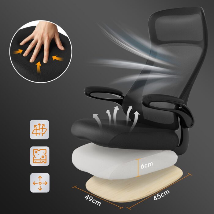 Офісний стілець SENSE7 Revo чорного кольору - Зображення 6