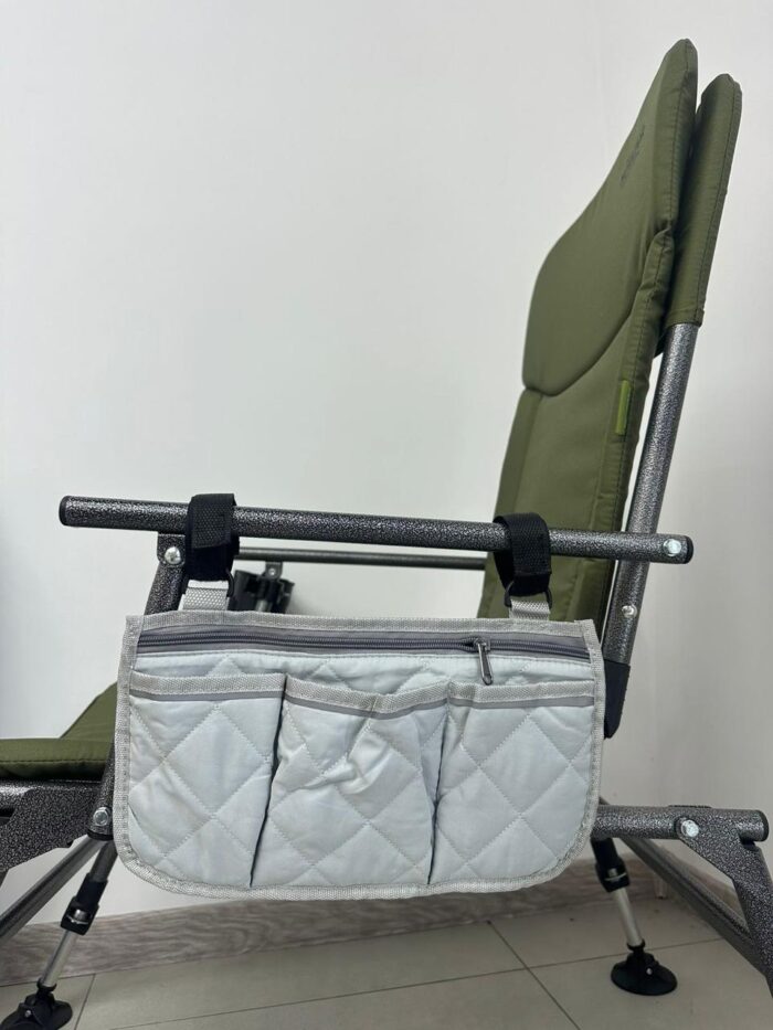 Багатофункціональна рибальська сумка для аксесуарів сіра - Зображення 3