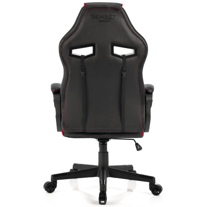 Ігрове крісло Sense7 Knight, чорно-червоне шкіра - Зображення 5