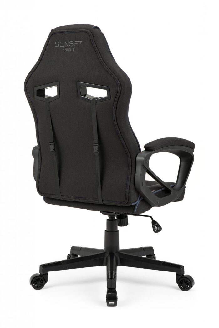 Ігрове крісло Sense7 Knight, чорно-синє тканина - Зображення 3