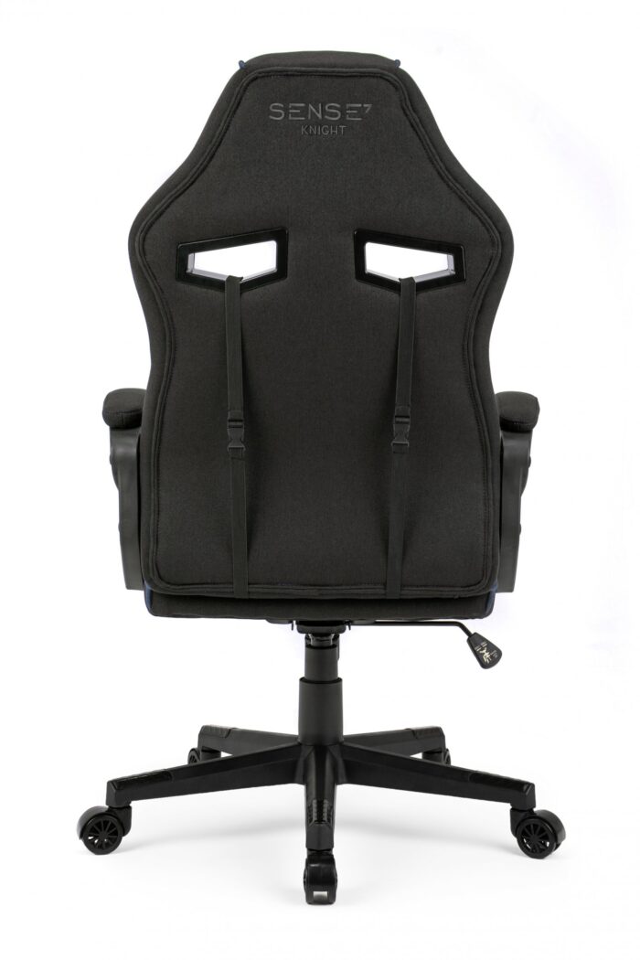 Ігрове крісло Sense7 Knight, чорно-синє тканина - Зображення 4