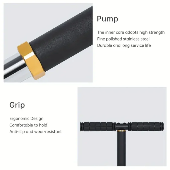 Ручний насос високого тиску DIDEEP чорний - Зображення 2