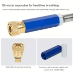 Ручний насос високого тиску DIDEEP сріблястий - Зображення 2